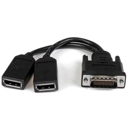 Ezgeneration 8 In. LFH 59 Male to Dual Female Display Port DMS 59 Cable EZ149253